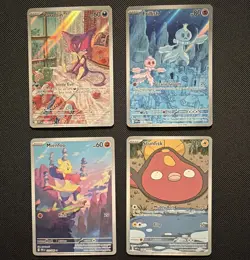 Pokemon TCG White Flare Full Art Holo 4-Card Lot EN Purrloin Frillish NM+ - Image 1