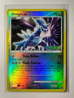 Pokemon TCG Dialga LV.68 16/106 Platinum Great Encounters Reverse Holo Rare LP - Image 3