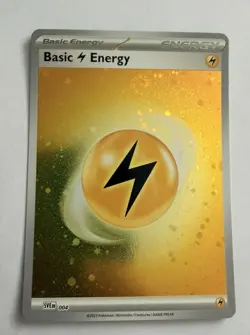 Pokemon Scarlet & Violet Electric Energy Holo Foil SWIRL 004 NM - Image 1