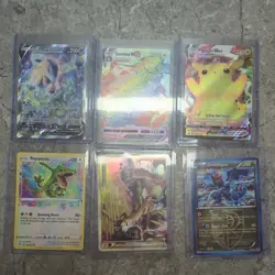 Pokemon Card Lot Rare Cards Ex Vmax V - Scarlet and Violet Set - Image 1