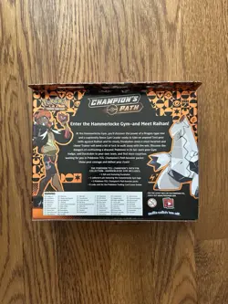 Pokemon Champion’s Path Pin Collection Hammerlocke Gym Pin Box Factory Sealed - Image 2