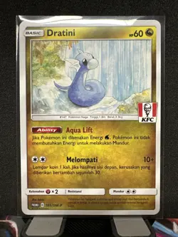 NM - Pokemon Dratini 185/SM-P KFC Kentucky Fried Chicken Promo Card - Image 1