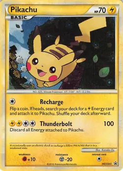 Pikachu HGSS03 Promo HGSS Black Star Promos Pokemon Near Mint - Image 1