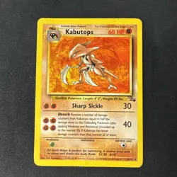 Kabutops 24/62 Fossil Regular Pokemon - Image 1