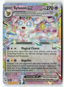 Sylveon ex 041/131 Holo Double Rare Prismatic Evolutions Pokemon Near Mint - Image 1