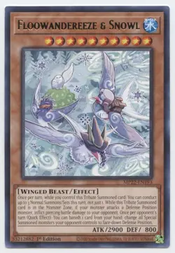 Yu-Gi-Oh! Floowandereeze & Snowl - MP22-EN193 - Rare - 1st Ed - NM/M - Image 1