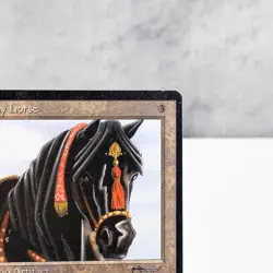 MTG Ebony Horse Legends 1994 Mono Artifact Vintage Magic the Gathering Card Japa - Image 3