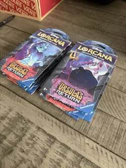 Disney Lorcana Ursula's Return Sleeved Booster Packs Lot Of 12 Random Arts - Image 3