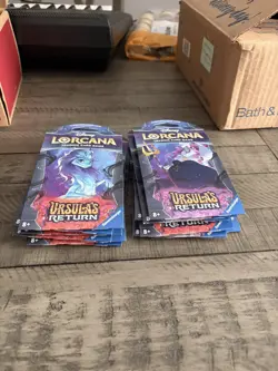 Disney Lorcana Ursula's Return Sleeved Booster Packs Lot Of 12 Random Arts - Image 4