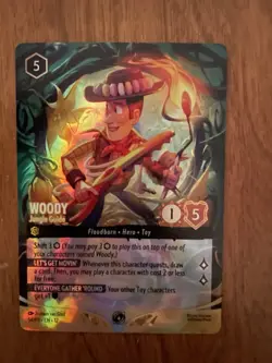Disney Lorcana – Woody, Jungle Guide - Set Championship Top 8 Foil Promo - Image 1