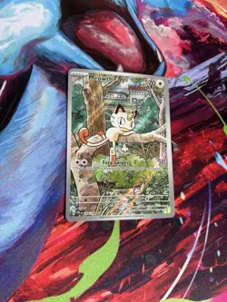 Pokemon TCG Meowth 106/094 Illustration Rare Me02: Phantasmal Flames - Image 2