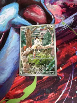 Pokemon TCG Meowth 106/094 Illustration Rare Me02: Phantasmal Flames - Image 2