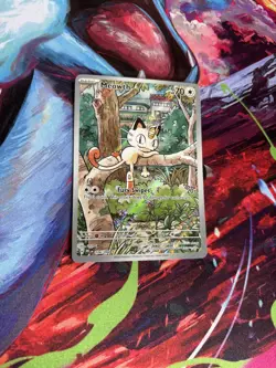 Pokemon TCG Meowth 106/094 Illustration Rare Me02: Phantasmal Flames - Image 3