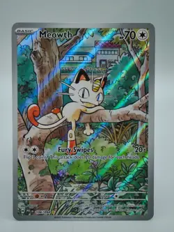 Pokemon TCG Meowth 106/094 Holo Basic 70 HP Me02 Phantasmal Flames EN - Image 1