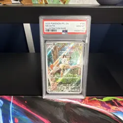 Pokemon TCG 2025 Meowth 106/094 Me02: Phantasmal Flames Holo PSA 10 English - Image 1