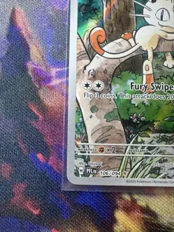 Pokemon TCG Meowth Me02: Phantasmal Flames 106/094 Holo 70 HP English - Image 5