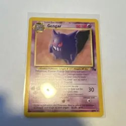 Pokemon Gengar Fossil Rare Unlimited 20/62 80 HP Regular TCG 1999 English - Image 2