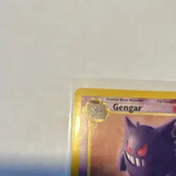 Pokemon Gengar Fossil Rare Unlimited 20/62 80 HP Regular TCG 1999 English - Image 4