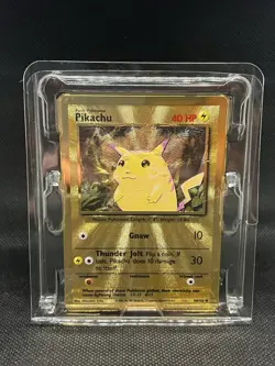 Pokemon TCG Celebrations Pikachu Gold Metal Card 58/102 25th Anniversary Sealed - Image 1