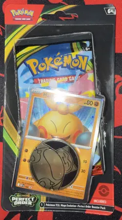 Pokemon Mega Evolution Perfect Order Checklane Blister Makuhita Factory Sealed - Image 2