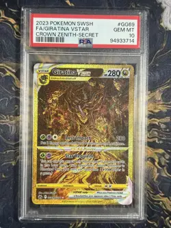 Pokemon TCG Giratina VSTAR GG69/GG70 Crown Zenith PSA 10 Gem Mint - Image 2