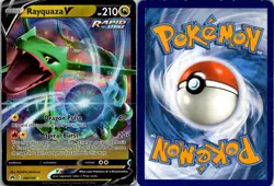 Rayquaza V 100/159 Crown Zenith Pokemon TCG Holo V Rare HP - Image 3
