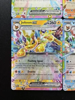 Pokemon: Leafeon, Flareon, Vaporeon & Jolteon ex Prismatic Evolutions Lot - Image 4