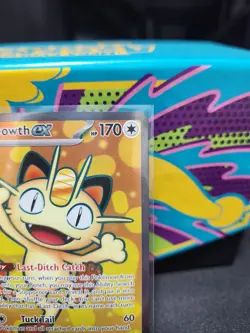 Pokemon TCG Meowth ex 107/088 Perfect Order Ultra Rare Full Art Holo EN NM/M - Image 2