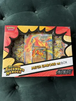 Pokemon TCG Ascended Heroes Mega Emboar Ex Box - Brand New Sealed - Image 1