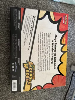 Pokemon TCG Ascended Heroes Mega Emboar Ex Box - Brand New Sealed - Image 2