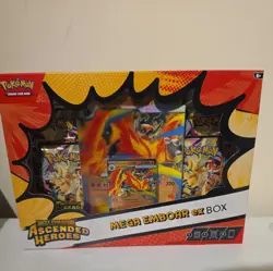 Pokemon TCG Ascended Heroes Mega Emboar Ex Box - Brand New & Sealed - Image 1