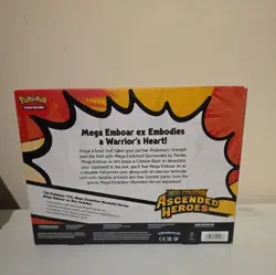 Pokemon TCG Ascended Heroes Mega Emboar Ex Box - Brand New & Sealed - Image 2