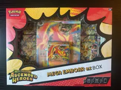 Pokemon TCG Ascended Heroes Mega Emboar Ex Box. Brand New & Sealed - Image 1