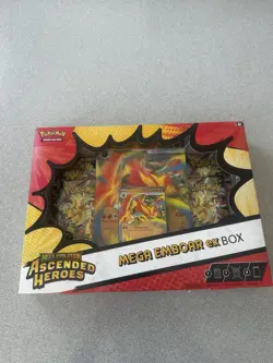 Pokemon TCG Ascended Heroes Mega Emboar Ex Box - Brand New Sealed - Image 1