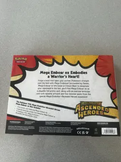 Pokemon TCG Ascended Heroes Mega Emboar Ex Box - Brand New Sealed - Image 4
