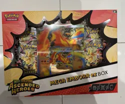 Pokemon TCG Ascended Heroes Mega Emboar Ex Box - Brand New Sealed - Image 1