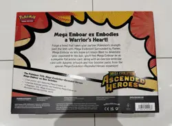 Pokemon TCG Ascended Heroes Mega Emboar Ex Box - Brand New Sealed - Image 2