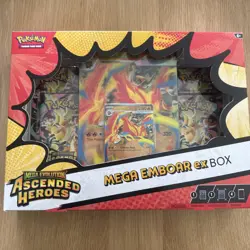 Pokemon TCG Ascended Heroes Mega Emboar Ex Box. Brand New & Sealed - Image 2