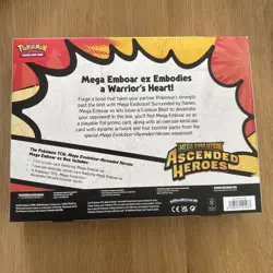 Pokemon TCG Ascended Heroes Mega Emboar Ex Box. Brand New & Sealed - Image 3