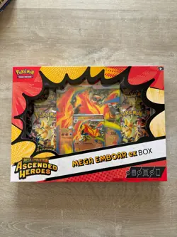 Pokemon TCG Ascended Heroes Mega Emboar EX Box | SEALED Brand New - Image 1