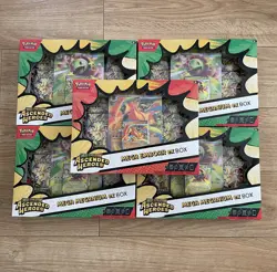 Pokemon TCG Ascended Heroes Mega Emboar + Meganium Ex Box X5 - Brand New Sealed - Image 1