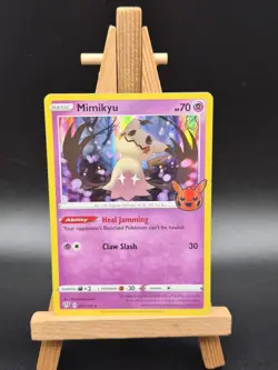 Pokemon TCG Mimikyu Halloween Trick Or Trade Stamped Card 081/189 Holo - Image 1