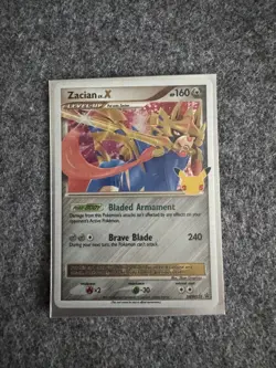 Pokemon TCG Zacian Lv. X Black Star Promo Card SWSH135 - Image 1