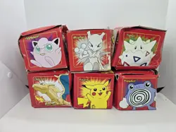 1999 Pokemon Burger King Gold Plated Trading Card Set of 6 Pokeball Sealed - Image 1