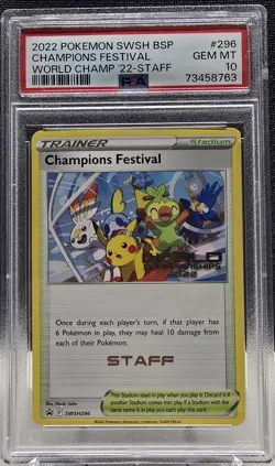 Champions Festival - (World Championships 2022) SWSH296 SWSH Promo Card - Image 1