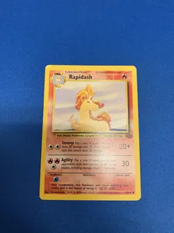 Rapidash 44/64 Jungle Uncommon Vintage Pokemon Card WOTC TCG LP - Image 1