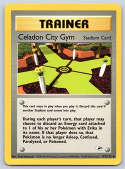 Celadon City Gym 107/132 Gym Heroes Pokemon NM - Image 1