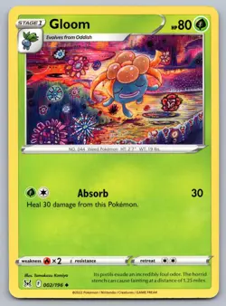 Gloom 002/196 Lost Origin Pokemon NM - Image 1