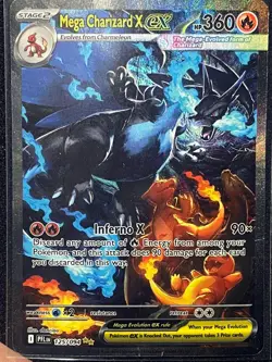 Damaged Mega Charizard X ex - 125/094 - ME02: Phantasmal Flames (PFL) (DAMAGED) - Image 1