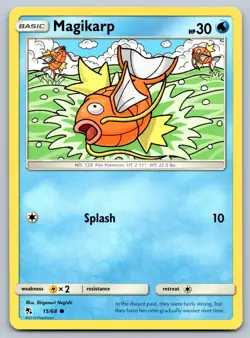 Magikarp 15/68 Hidden Fates Pokemon NM - Image 1